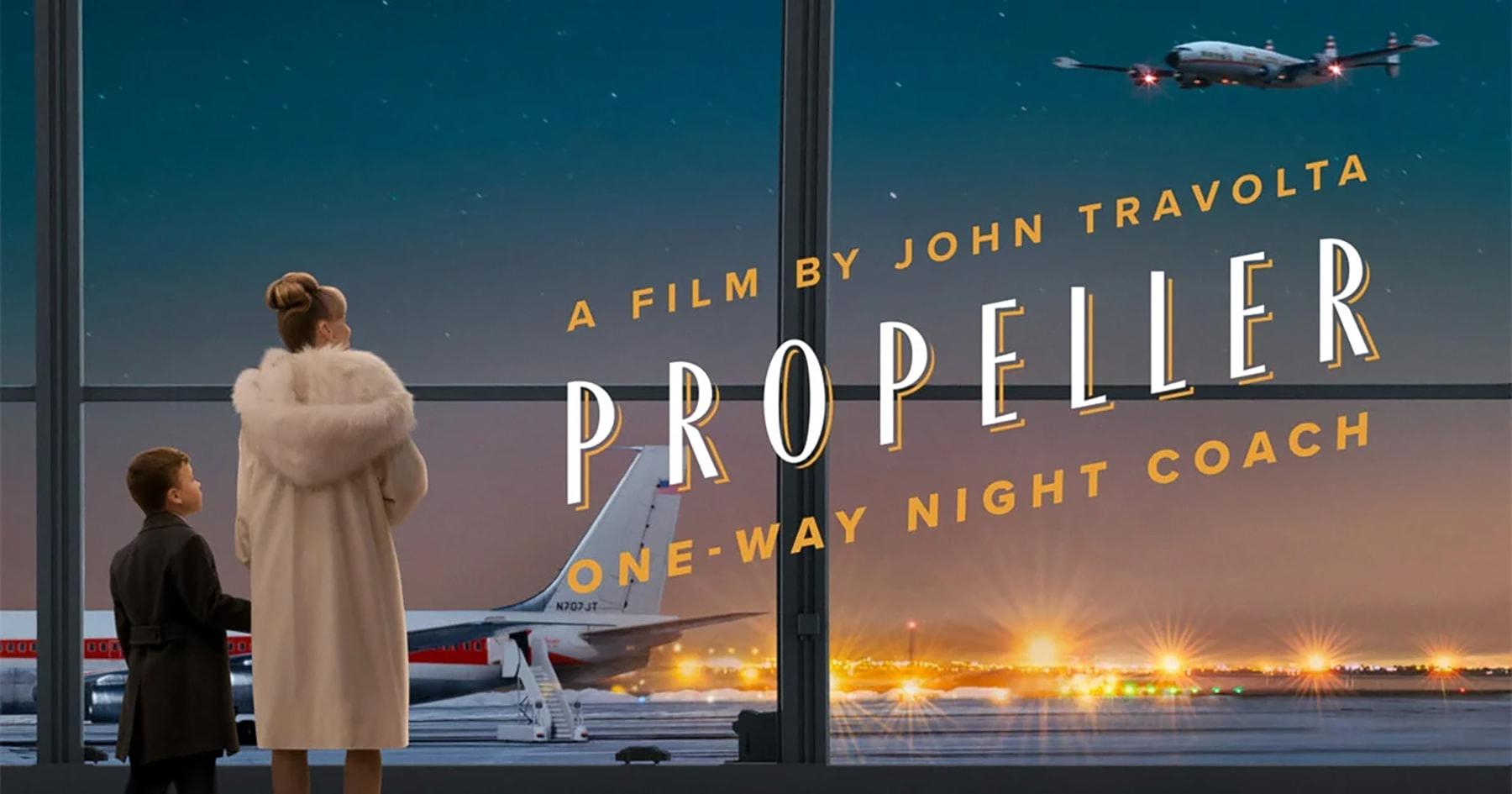 جون ترافولتا يفتتح مسيرته الإخراجية بفيلم الذكريات «Propeller: One-Way Night Coach» 